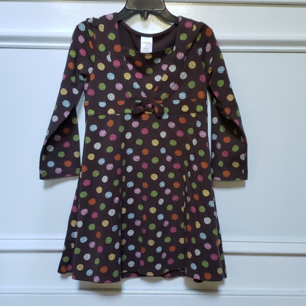 Gymboree💝Dots Long Sleeve Dress Size 5